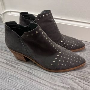 Studded cowboy booties